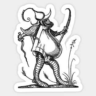 Grotesque #46 The Drolatic Dreams of Pantagruel (1565) Sticker